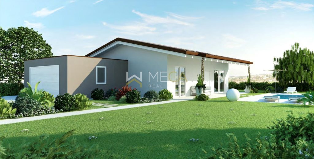 Salò, new hightechnological single villa close to the center MECA