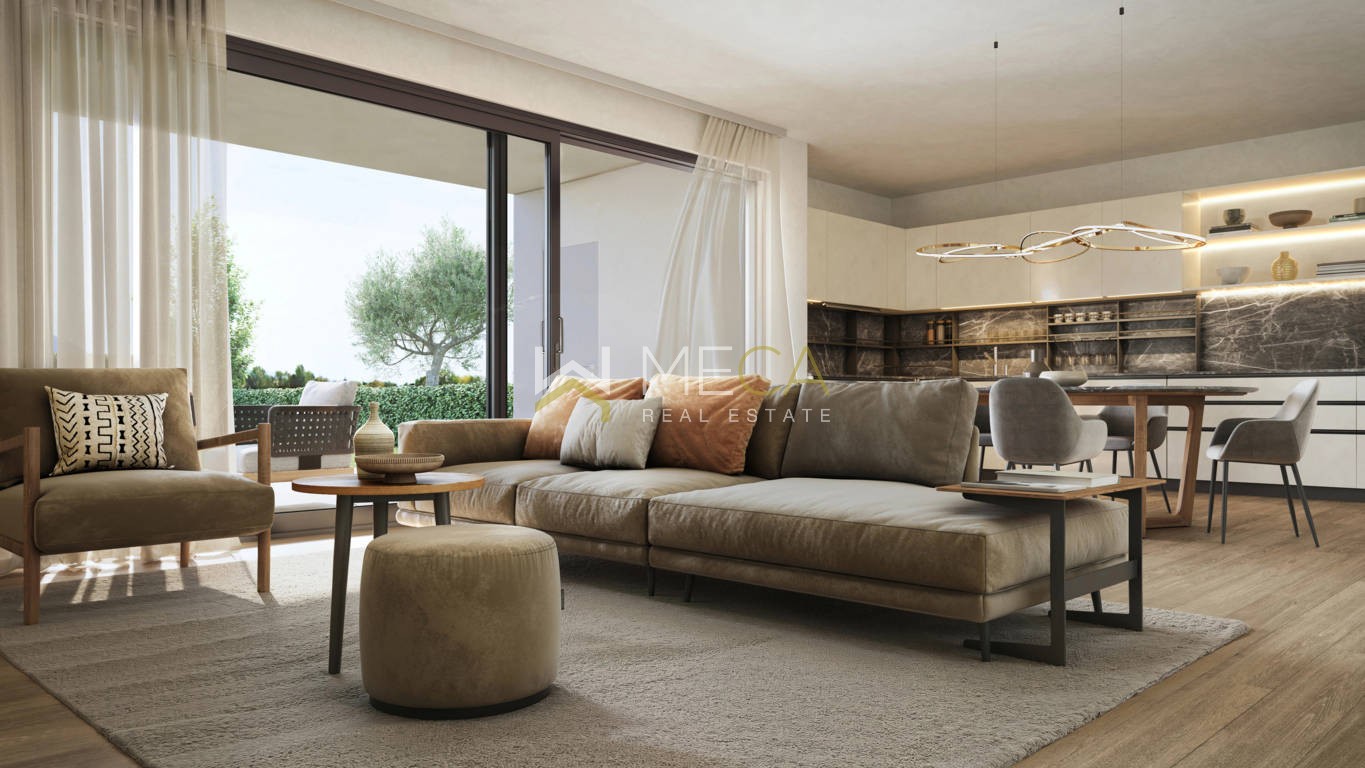 Polpenazze, trilocale con vista lago, giardino privato, piscina e garage doppio
